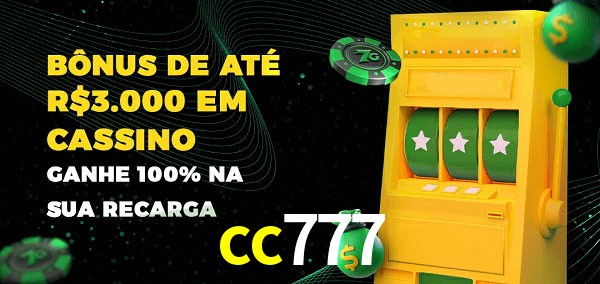 cc777 melhor bônus de depósito